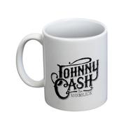Johnny Cash Logo Mug White (One Size)