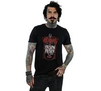 Johnny Cash Men's Live at Folsom T-Shirt Black Large