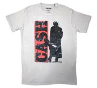 Johnny Cash Men's Silhouette T-Shirt in Natural | Size: Medium Johnny Cash Natural M
