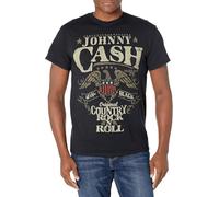 Johnny Cash Official Country Rock N Roll T-Shirt(XX-Large)