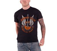 Johnny Cash Outlaw Music T Shirt Black XL