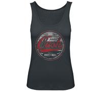 Johnny Cash Rock And Roll Top black L