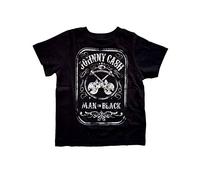 Johnny Cash Toddler T Shirt Man in Black Official Black 12 Months to 5 yrs 3 ans