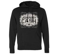 Johnny Cash Unisex Emblem Hoodie Hooded Sweatshirt