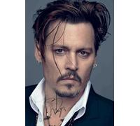 Johnny Depp Autographed Signed A4 Photo Print