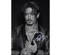 Johnny Depp Autographed Signed A4 Photo Print
