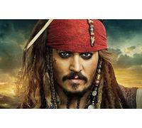 Johnny Depp Captain Jack Sparrow Poster Film Movie Photo Wall Art Picture Poster A4