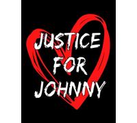 Johnny Depp Justice for Johnny Johnny Depp Trial Fan Supporter Team Johnny Depp Gift Notebook For Anyone: Lined Large (8.5 x11 in)