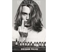 Johnny Depp Mugshot Photograph 11 X 17 - Magnificent Mug Shot Portrait - Legendary Movie Star - Hollywood Icon - Rare Photo - Poster Print
