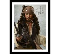 Johnny Depp - Pirates Of The Caribbean Autograph Signed & Framed Photo 2