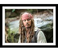 Johnny Depp - Pirates Of The Caribbean Autograph Signed & Framed Photo 3