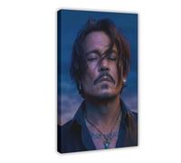 Johnny Depp Poster Canvas Poster Bedroom Decor Landscape Office Room Decor Gift 20x30inch(50x75cm)