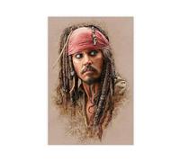 Johnny Depp Poster Canvas Poster Wall Art Decor Print Picture Paintings for Living Room Bedroom Decoration 20x30inch(50x75cm)