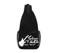 Johnny Hallyday Mesh Chest Bags Crossbody Sling Bag Travel Hiking Sports Backpack Casual Lightweight Daypack for Men Women