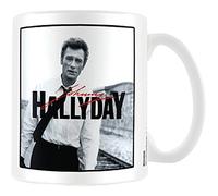 Johnny Hallyday MG24938 Black & White Coffee Mug, Ceramic, Multi-Colour, 315 ml