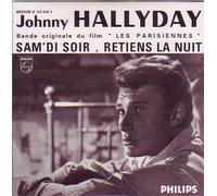 Johnny HALLYDAY - Soundtrack : Les parisiennes - Retiens la nuit 2-track Ltd ed reissue CARD SLEEVE