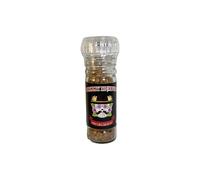 Johnny Hexburg 85g Smokey Garlic Blend Infused Rock Salt Grinder -Salt Grinder -The Perfect Seasoning Companion for Your Culinary Adventures!