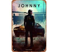 Johnny Lawrence Car Legends Metal Tin Sign Vintage Art Wall Decor For Bars Cafes Home 8x12 inch