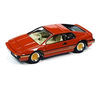 Johnny Lightning 1980 Lotus Turbo Esprit S3 Orange Metallic with Stripes James Bond 007 "for Your Eyes Only (1981) Movie Pop Culture 2022 Release 1 1/64 Diecast Model Car