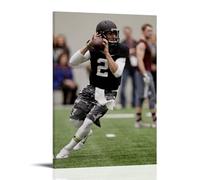 Johnny ManzielWaterproof Posters Wall Art Posters Waterproof Home Printing Moisture-proof Easy to Install And Fade ResistantFrame-style20x30inch(50x75cm)