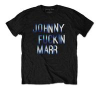 Rock Off Trade T-Shirt Johnny Marr JFM Logo – Official Mens Black XXL