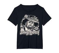 Johnny Paycheck - Portrait - Official Merchandise T-Shirt, Women's Plus, Black, 4X