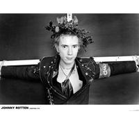 Johnny Rotten Crucifix The Sex Pistols Punk Rock Paper - POSTER