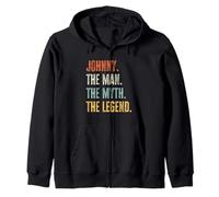 Johnny The Best, Man Myth Legend, Funny Best Name Johnny Zip Hoodie