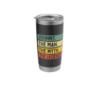 Johnny The Man The Myth The Legend Funny Personalized Quote Stainless Steel Insulated Tumbler