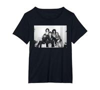 Johnny Thunder New York Dolls Band Photo 1973 T-Shirt, Women's Plus, Black, 6X