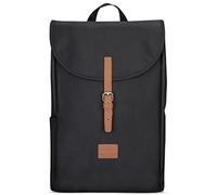 Johnny Urban Backpack Women & Men Black Brown Liam Daypack from Recycled PET Bottles - Leisure, Travel, College - Waterrepellant with Laptop Pocket
