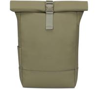 Johnny Urban Backpack Womens & Mens Green - Harvey Medium - Sleek Roll Top Laptop Rucksack for Work Travel University - Ladies Daypack - Water-repellant