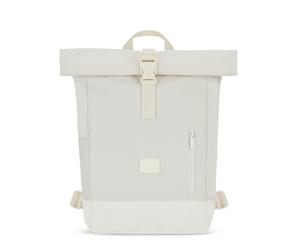 Johnny Urban Backpack Womens & Mens White - Robin Small - Roll Top Rucksack with 12" Laptop Compartment - Back - Casual Daypack Bag for Uni Office Work - Water-repellant