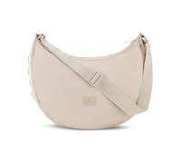 Johnny Urban Cross Body Bag Women Men Beige - Kaia XL | Puffer Half Moon Bag, Padded Crescent Style, Large Crossbody with 16 Inch Laptop Compartment, Water Repellent