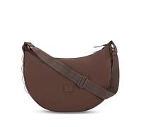 Johnny Urban Cross Body Bag Women Men Brown - Kaia Large - Puffer Half Moon Bag - Padded Crescent Shoulder Bag - Crossbody Bag with 16 Inch Laptop Compartment - Water Repellent