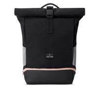 Johnny Urban Roll Top Backpack Women & Men Black Pink - Allen Medium - Rucksack for School, University, Work - Laptop Compartment 16 - Water-Repellent