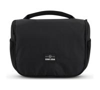 Johnny Urban Toiletry Bag Women & Men Black - Logan - Hanging Cosmetic Bag - Big Foldable Wash Bag for Travel - Clear Organizer for Shower Hand Luggage Liquids