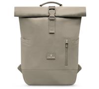 Johnny Urban roll top backpack for men and women grey - Luca Small - Rucksack with laptop compartment for work, university, commute and travel - 11 l - Water-repellent