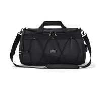 Johnny Urban Gym & Travel Bag Mens Womens Black - Shawn - 2 in 1 Duffel Bag with Shoe Compartment & Backpack - Holdall for Sports Weekend Traveling Traning