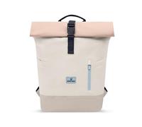 Johnny Urban roll top backpack for men and women beige pink - Luca Small - Rucksack with laptop compartment for work, university, commute and travel - 11 l - Water-repellent