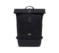 Johnny Urban roll top backpack for men and women black - Luca Medium - Rucksack with laptop compartment for work, university, commute and travel - 17 l - Water-repellent
