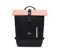 Johnny Urban roll top backpack for men and women black pink - Luca Small - Rucksack with laptop compartment for work, university, commute and travel - 11 l - Water-repellent