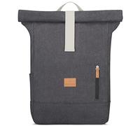 Johnny Urban Roll Top Backpack Women & Men - Adam Large - Durable Daypack from Cotton Canvas - 18-22 Litre Rucksack - Water-Repellant - 15.6 Laptop Compartment