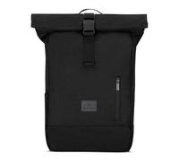 Johnny Urban Roll Top Backpack Women & Men Black - Robin Medium - Durable Rolltop Daypack - Casual Rucksack Day Bag - 16 Inch Laptop Compartment - Water-Repellent