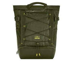 Johnny Urban Tote Bag Backpack Mens & Womens Green - Harper - Backpack for Everyday Gym Work - Laptop Rucksack with Many Pockets - Laptop Compartment & Trolley Sleeve