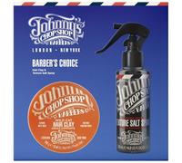 Johnny's Chop Shop Barber's Choice Gift Set - Hair Clay & Texture Salt Spray