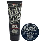Johnny's Chop Shop Shampoo + Lucky 21 Texturising Cream DUO