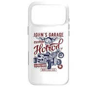 John's Garage Hotrod Classic Rides Distressed Design Case for iPhone 17 Pro Max