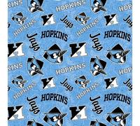Johns Hopkins University Blue Jays Fabric - Officially Licensed Johns Hopkins University Cotton Quilting Fabric by Sykel Enterprises, Precut Yardage for Sewing & Crafts Tone on Tone