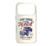 John's Hotrod Garage Classic Car Custom John Design Case for iPhone 17 Pro